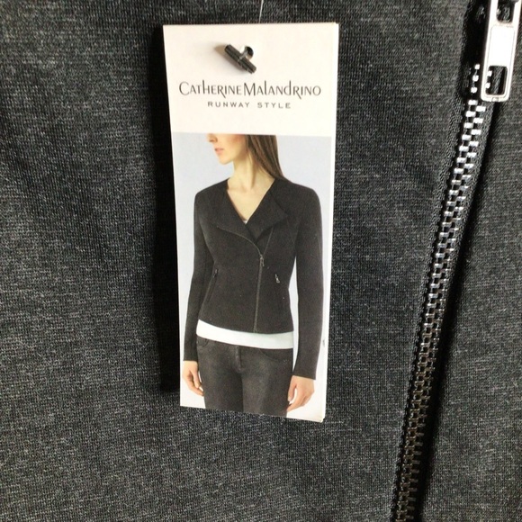 Moto Jacket Catherine Malandrino Medium - Picture 2 of 6
